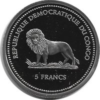 5 Francs obverse