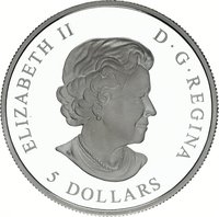 5 Dollars obverse