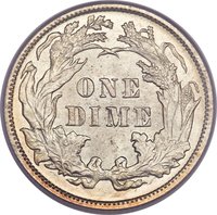 1 Dime reverse