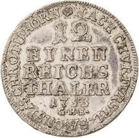 1⁄12 Thaler reverse