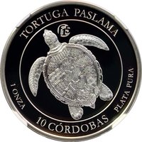 10 Córdobas reverse