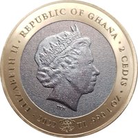 2 Cedis obverse