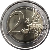 2 Euro reverse