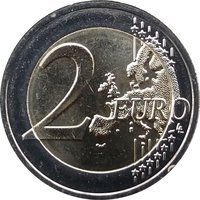 2 Euro reverse