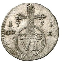 6 Pfennigs reverse