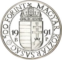500 Forint obverse