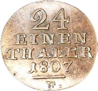 1⁄24 Thaler reverse