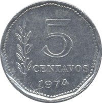 5 Centavos reverse