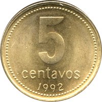 5 Centavos reverse
