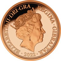 ¼ Sovereign obverse