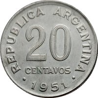 20 Centavos obverse