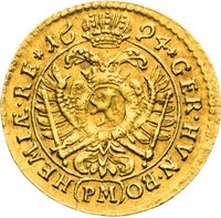 ¼ Ducat reverse