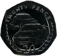 20 Pence reverse