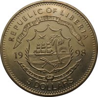 5 Dollars obverse
