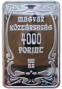 4000 Forint obverse