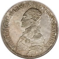 4⁄3 Saxon thaler obverse