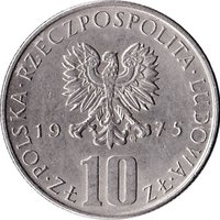 10 Zlotys obverse