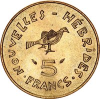 5 Francs reverse