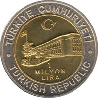1000000 Lira obverse