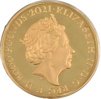 5000 Pounds obverse
