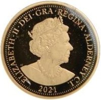 ¼ Sovereign obverse