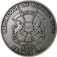 5000 Francs CFA obverse