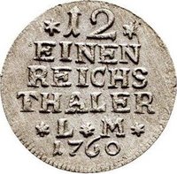1⁄12 Thaler reverse
