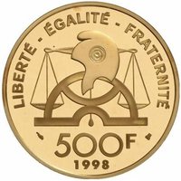 500 Francs reverse