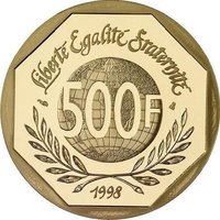 500 Francs reverse