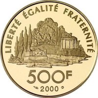 500 Francs reverse