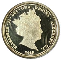 ¼ Sovereign obverse