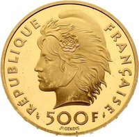 500 Francs obverse