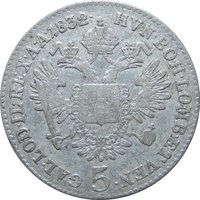 5 Kreuzer reverse