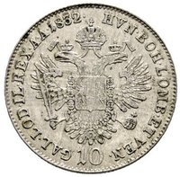 10 Kreuzers reverse