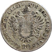20 Kreuzers reverse