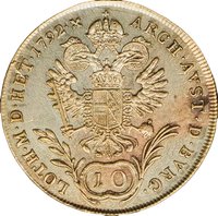 10 Kreuzers reverse