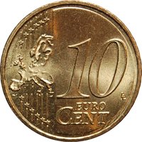 10 Euro Cents reverse