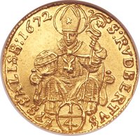 ¼ Ducat reverse