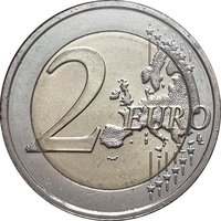2 Euro reverse
