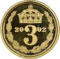 3 Cents reverse