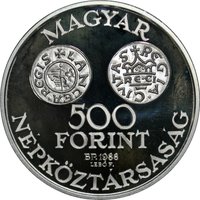 500 Forint obverse