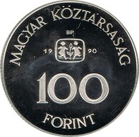 100 Forint obverse