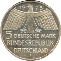 5 Deutsche Mark obverse