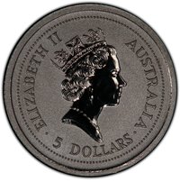 5 Dollars obverse