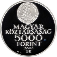 5000 Forint obverse