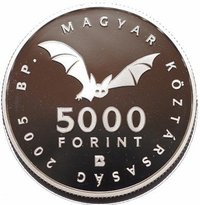 5000 Forint obverse
