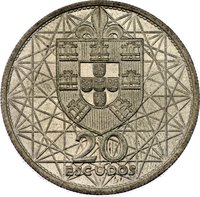 20 Escudos reverse