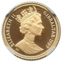 ¼ Sovereign obverse
