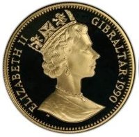 5 Sovereigns obverse