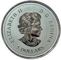 5 Dollars obverse